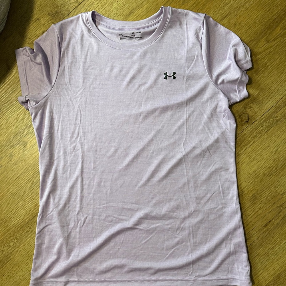 Under Armour Purple Fitted Short Sleeve Tee